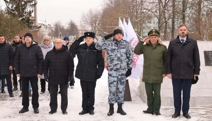 Торжественный митинг к 30-летию Чеченской кампании провели в Дзержинске