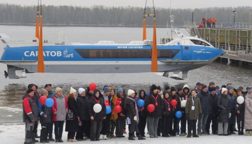 «Юрия Гагарина» спустили на воду