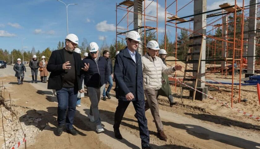Андрей Саносян оценил строительство инфраструктуры в ОЭЗ «Кулибин» в Дзержинске